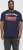 Jack & Jones LOGO O-Neck T-Shirt Dark Blue - T-shirts - T-shirts Homem Tamanhos Grandes