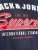 Jack & Jones LOGO O-Neck T-Shirt Dark Blue - T-shirts - T-shirts Homem Tamanhos Grandes