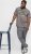 Jack & Jones GLENN ORIGINAL SQ 703 Grey Denim - Jeans & Calças - Jeans & Calças Tamanhos Grandes Homem