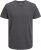 Jack & Jones ORGANIC T-Shirt Dark Grey Melange - T-shirts - T-shirts Homem Tamanhos Grandes