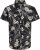 Jack & Jones Hawaii AOP Shirt Black - Camisas - Camisas Homem Tamanhos Grandes