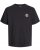  Jack & Jones Jackie Crew Neck T-Shirt Black - T-shirts - T-shirts Homem Tamanhos Grandes