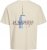 Jack & Jones Boston Photo Crew Neck T-Shirt Antique White - T-shirts - T-shirts Homem Tamanhos Grandes