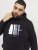 Jack & Jones Frederiksberg Box Script Hoodie Black - Sweatshirts & hoodies - Sweatshirt & Camisolas com Capuz tamanhos grandes