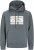 Jack & Jones Frederiksberg Box Script Hoodie Grey - Sweatshirts & hoodies - Sweatshirt & Camisolas com Capuz tamanhos grandes