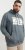 Jack & Jones Frederiksberg Box Script Hoodie Grey - Sweatshirts & hoodies - Sweatshirt & Camisolas com Capuz tamanhos grandes