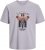 Jack & Jones Anatomy Skull Crew Neck T-Shirt Violet - T-shirts - T-shirts Homem Tamanhos Grandes