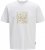 Jack & Jones Tarmac Camo Crew Neck T-Shirt Bright White - T-shirts - T-shirts Homem Tamanhos Grandes