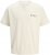 Jack & Jones Snake Crew Neck T-Shirt Antique White - T-shirts - T-shirts Homem Tamanhos Grandes
