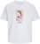 Jack & Jones Hydra Crew Neck T-Shirt Bright White - T-shirts - T-shirts Homem Tamanhos Grandes