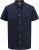Jack & Jones Summer Shield Short Sleeve Shirt Maritime Blue - Camisas - Camisas Homem Tamanhos Grandes