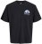 Jack & Jones Fuji Crew Neck T-Shirt Black - T-shirts - T-shirts Homem Tamanhos Grandes