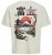 Jack & Jones Fuji Crew Neck T-Shirt Antique White - T-shirts - T-shirts Homem Tamanhos Grandes