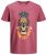 Jack & Jones JJEUSTACE T-Shirt Pink - T-shirts - T-shirts Homem Tamanhos Grandes