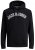Jack & Jones JJCITY Hoodie Black - Sweatshirts & hoodies - Sweatshirt & Camisolas com Capuz tamanhos grandes