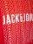 Jack & Jones JJCYBER T-Shirt Red - T-shirts - T-shirts Homem Tamanhos Grandes