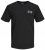 Jack & Jones JCOEDTN T-Shirt with Back Print Black - T-shirts - T-shirts Homem Tamanhos Grandes