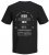 Jack & Jones JCOEDTN T-Shirt with Back Print Black - T-shirts - T-shirts Homem Tamanhos Grandes