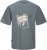 Jack & Jones Lington Back And Front Print Crew Neck T-Shirt Grey - T-shirts - T-shirts Homem Tamanhos Grandes