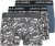 Jack & Jones Damon Skull Trunks 3-Pack Black - Roupa Interior & natação - Roupa interior Homem Tamanhos Grandes