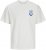 Jack & Jones Charge Crew Neck Printed T-Shirt White - T-shirts - T-shirts Homem Tamanhos Grandes