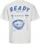 Jack & Jones Charge Crew Neck Printed T-Shirt White - T-shirts - T-shirts Homem Tamanhos Grandes