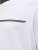 Jack & Jones FUSION Full Branding T-Shirt Bright White - T-shirts - T-shirts Homem Tamanhos Grandes
