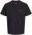 Jack & Jones Retiro Crew Neck T-Shirt Black - T-shirts - T-shirts Homem Tamanhos Grandes