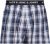 Jack & Jones Saigon Blue/Red Check Woven Boxers 3-Pack Navy Blazer - Roupa Interior & natação - Roupa interior Homem Tamanhos Grandes