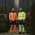 Leo Hawkridge Ecoviz High Performance 4X Stretch Trouser Hi-Vis Orange/Navy Print - Roupa de trabalho - Roupa de Trabalho Tamanho Grande Homem