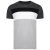 Kam Jeans 5231 Cut and Sew T-shirt Grey - T-shirts - T-shirts Homem Tamanhos Grandes