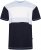 Kam Jeans 5780 Cut And Sew Panel T-Shirt Navy - T-shirts - T-shirts Homem Tamanhos Grandes