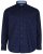 Kam Jeans 6158 Long Sleeve Dobby Embroidery Shirt Navy - Camisas - Camisas Homem Tamanhos Grandes