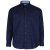 Kam Jeans 6158 Long Sleeve Dobby Embroidery Shirt Navy - Camisas - Camisas Homem Tamanhos Grandes