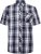 Kam Jeans 6301 SS Casual Check Shirt Navy - Camisas - Camisas Homem Tamanhos Grandes