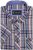Kam Jeans 6313 Casual Check Short Sleeve Shirt Grey - Camisas - Camisas Homem Tamanhos Grandes