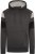 Kam Jeans 7068 Cut & Sew Over Head Hoody Charcoal - Sweatshirts & hoodies - Sweatshirt & Camisolas com Capuz tamanhos grandes