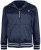 Kam Jeans 799 Tricot Hoody Navy - Sweatshirts & hoodies - Sweatshirt & Camisolas com Capuz tamanhos grandes