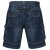 Kam Jeans Francis Dark Used - Calções - Calções Homem Tamanhos Grandes