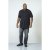 D555 Archer Collarless Shirt Black - Camisas - Camisas Homem Tamanhos Grandes