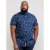 D555 Davian Hawaii Shirt Navy - Camisas - Camisas Homem Tamanhos Grandes