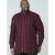 D555 Theo Long Sleeve Check Shirt - Camisas - Camisas Homem Tamanhos Grandes