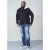 D555 Lorenzo Half zip Hoodie Black - Sweatshirts & hoodies - Sweatshirt & Camisolas com Capuz tamanhos grandes
