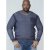 D555 Bryson Crewneck Sweater with Pocket Navy - Sweatshirts & hoodies - Sweatshirt & Camisolas com Capuz tamanhos grandes