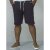 D555 Gareth Drawcord Shorts Navy - Calças & calções de fato de treino - Calças de Fato de Treino Tamanhos Grandes 