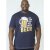 D555 Murray T-shirt Navy - T-shirts - T-shirts Homem Tamanhos Grandes