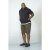 D555 Chemung Short Sleeve Hoodie Black - Sweatshirts & hoodies - Sweatshirt & Camisolas com Capuz tamanhos grandes