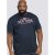 D555 Thornton Embroidery T-shirt Navy - T-shirts - T-shirts Homem Tamanhos Grandes