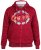 D555 Rylan Hoodie Red - Sweatshirts & hoodies - Sweatshirt & Camisolas com Capuz tamanhos grandes