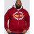 D555 Rylan Hoodie Red - Sweatshirts & hoodies - Sweatshirt & Camisolas com Capuz tamanhos grandes